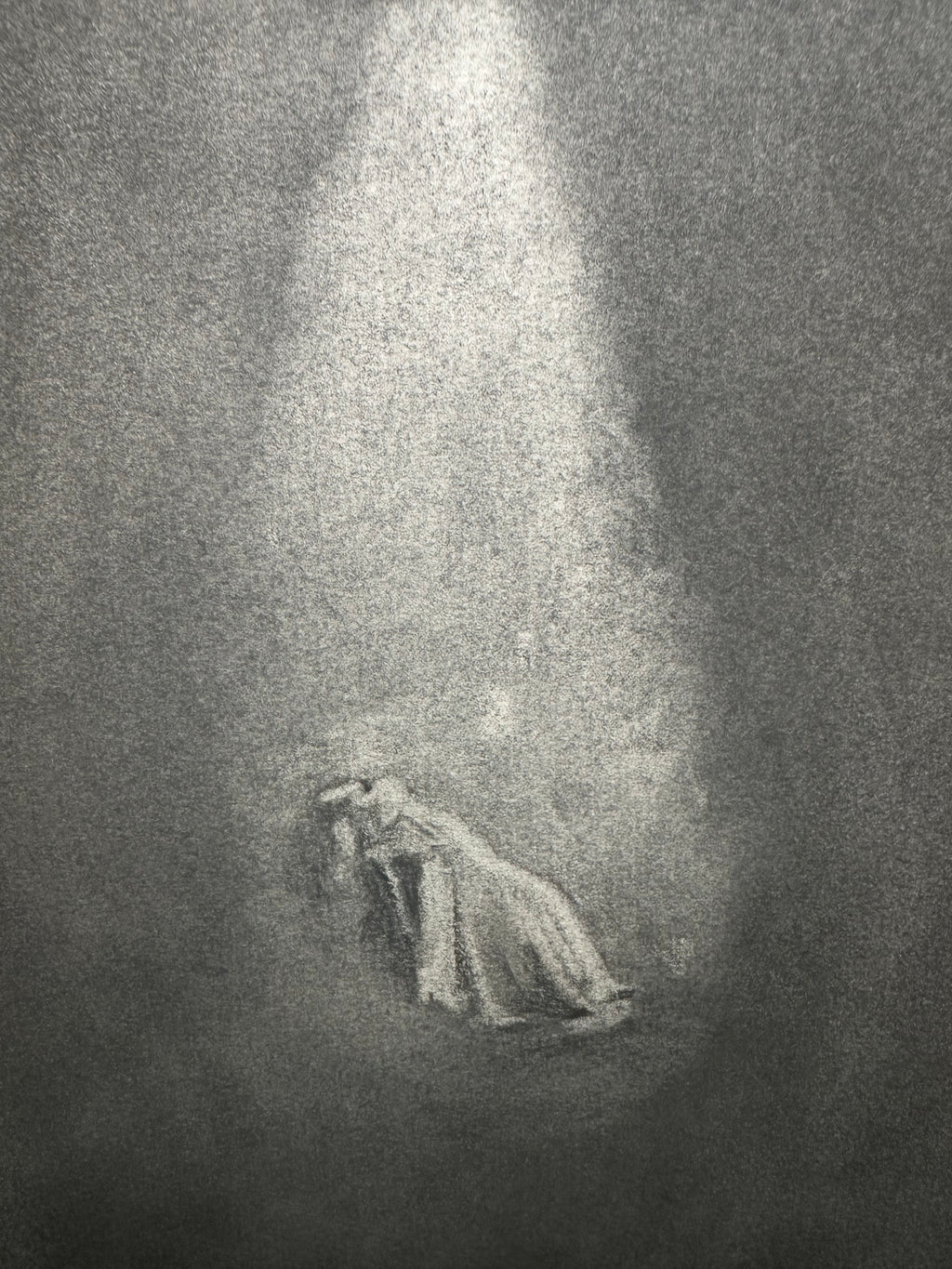 Ariana Grande Eternal Sunshine Charcoal Sketch Print