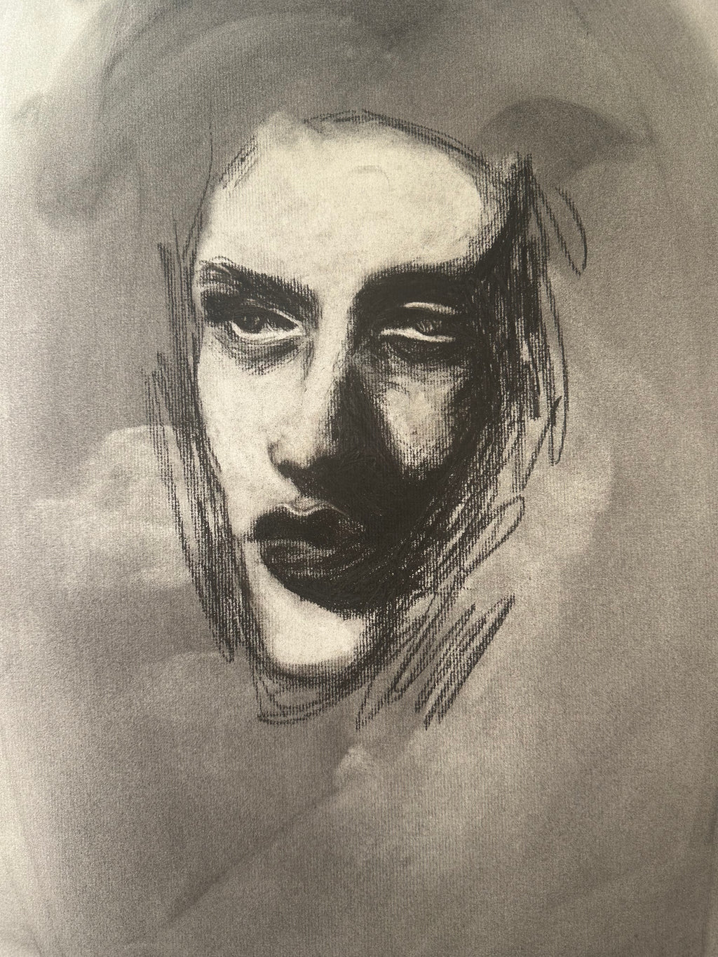 Original Charcoal Sketch Print